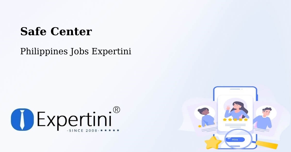 Safety Center – Tambong - Philippines Jobs Expertini